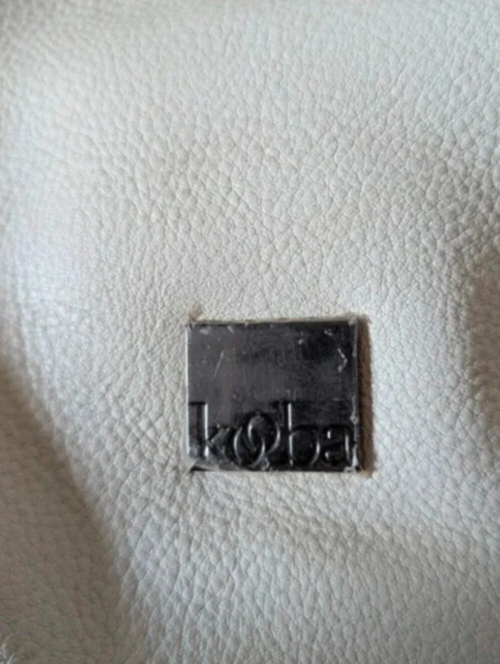 Kooba white leather